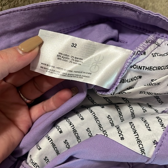 Circus NY Wide Leg Pants Purple Plus Size 32 NEW - Picture 6 of 7